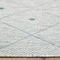 Homeroots 5 x 8 ft. Blue Diamonds Indoor & Outdoor Area Rug 396239 - alternate 3